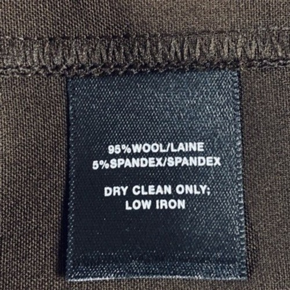 Lafayette 148 New York Dress Pants Women's‎ Straight Leg Wool Blend Brown Size 8 - Picture 7 of 13